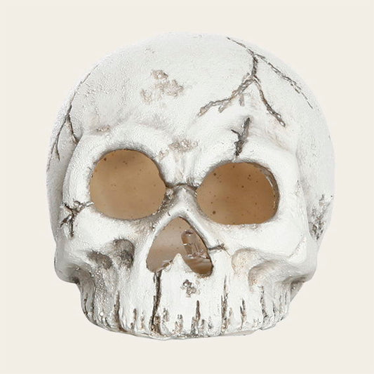 Skull w. LED in diff. colors