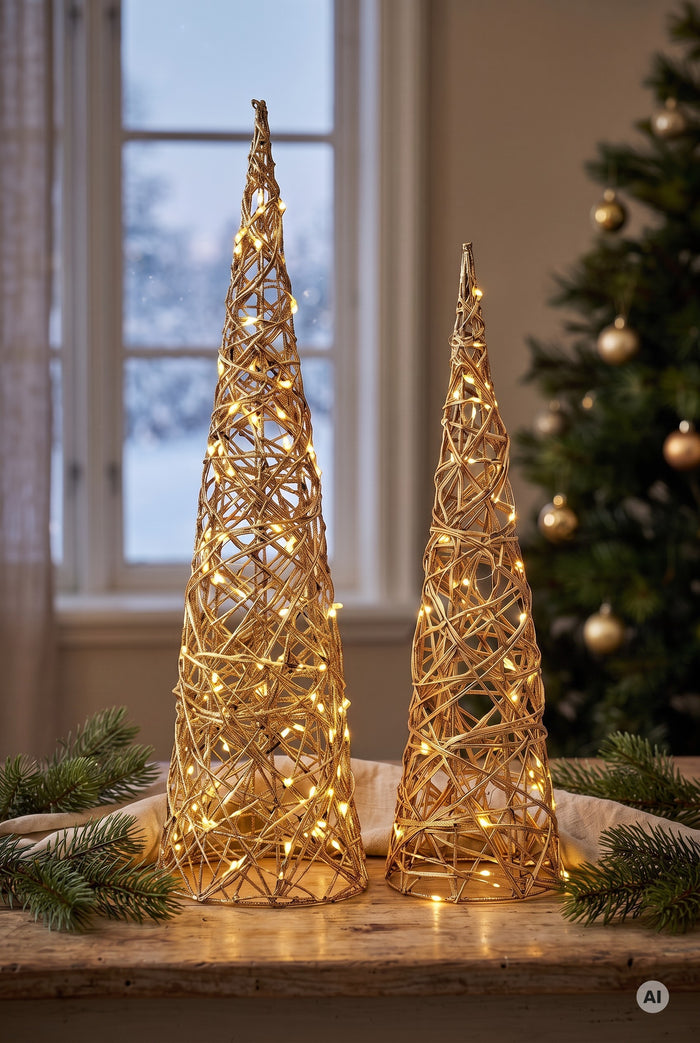 Trees and Wreaths with LED