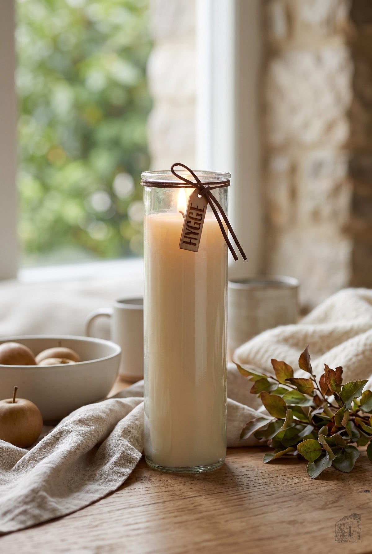 Candle in glass